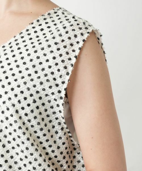 Leilian PLUS HOUSE / レリアンプラスハウス シャツ・ブラウス | 【店舗人気】ドットノースリーブトップス | 詳細12