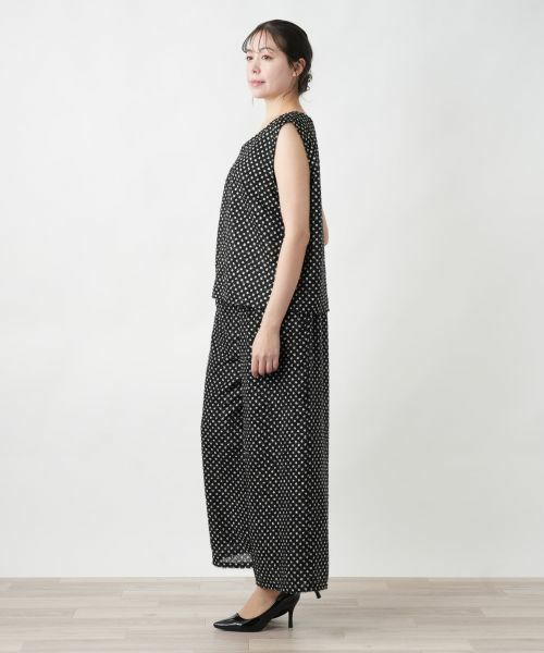 Leilian PLUS HOUSE / レリアンプラスハウス シャツ・ブラウス | 【店舗人気】ドットノースリーブトップス | 詳細2