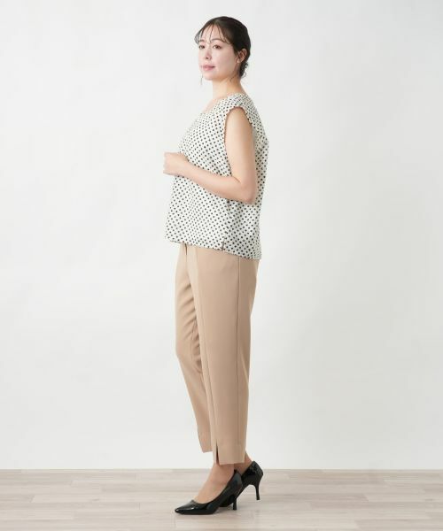 Leilian PLUS HOUSE / レリアンプラスハウス シャツ・ブラウス | 【店舗人気】ドットノースリーブトップス | 詳細5