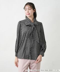 Leilian PLUS HOUSE / レリアンプラスハウス シャツ・ブラウス | 【店舗人気】ボウタイブラウス
