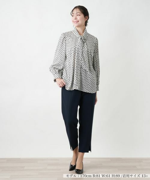 Leilian PLUS HOUSE / レリアンプラスハウス シャツ・ブラウス | 【店舗人気】ボウタイブラウス | 詳細4