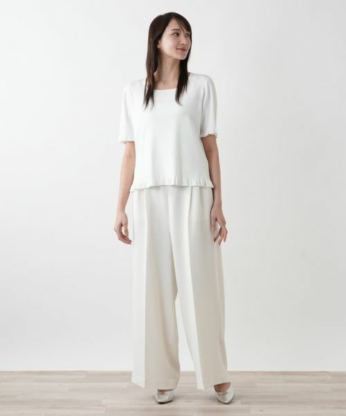 Leilian PLUS HOUSE / レリアンプラスハウス ニット・セーター | 【店舗人気】スクエアネックニット【BOURGE】 | 詳細1