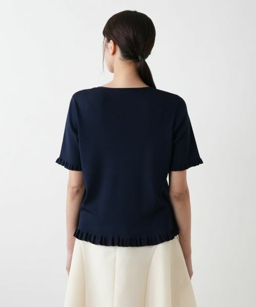 Leilian PLUS HOUSE / レリアンプラスハウス ニット・セーター | 【店舗人気】スクエアネックニット【BOURGE】 | 詳細12