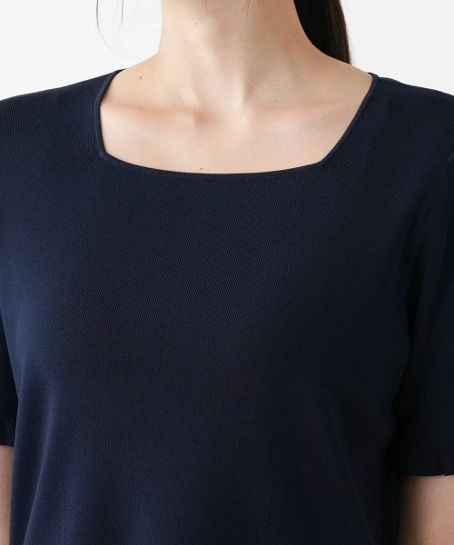 Leilian PLUS HOUSE / レリアンプラスハウス ニット・セーター | 【店舗人気】スクエアネックニット【BOURGE】 | 詳細13