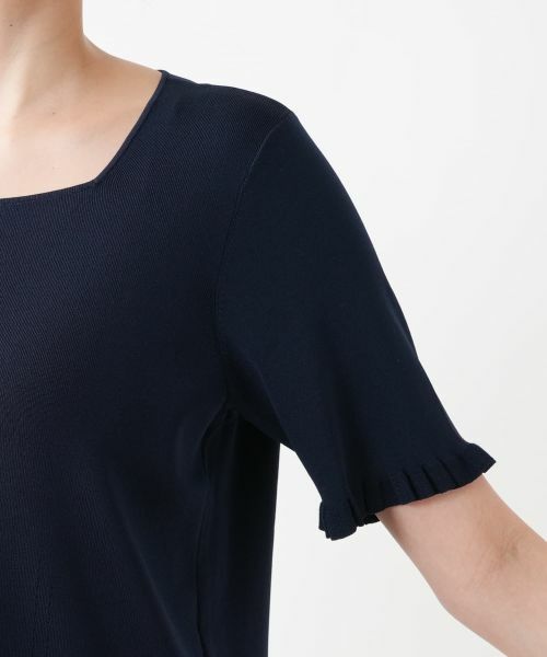 Leilian PLUS HOUSE / レリアンプラスハウス ニット・セーター | 【店舗人気】スクエアネックニット【BOURGE】 | 詳細15