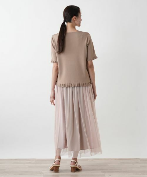 Leilian PLUS HOUSE / レリアンプラスハウス ニット・セーター | 【店舗人気】スクエアネックニット【BOURGE】 | 詳細6