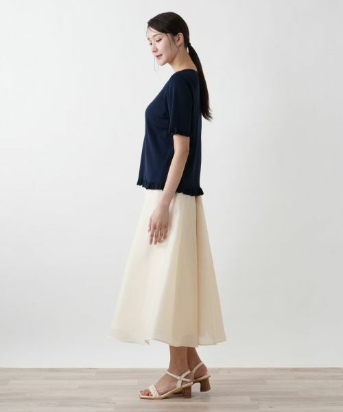 Leilian PLUS HOUSE / レリアンプラスハウス ニット・セーター | 【店舗人気】スクエアネックニット【BOURGE】 | 詳細8