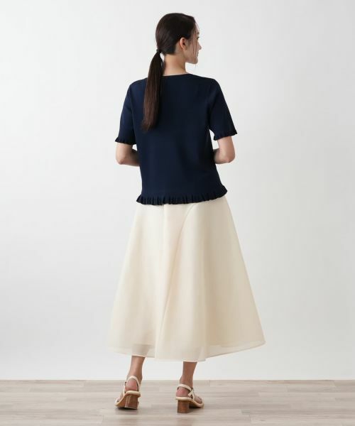 Leilian PLUS HOUSE / レリアンプラスハウス ニット・セーター | 【店舗人気】スクエアネックニット【BOURGE】 | 詳細9