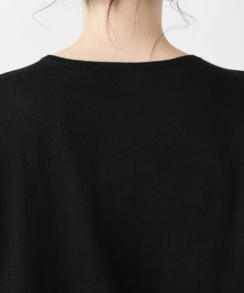 Leilian PLUS HOUSE / レリアンプラスハウス ニット・セーター | 【店舗人気】シアー切替プルオーバー【NEMIKA】 | 詳細17