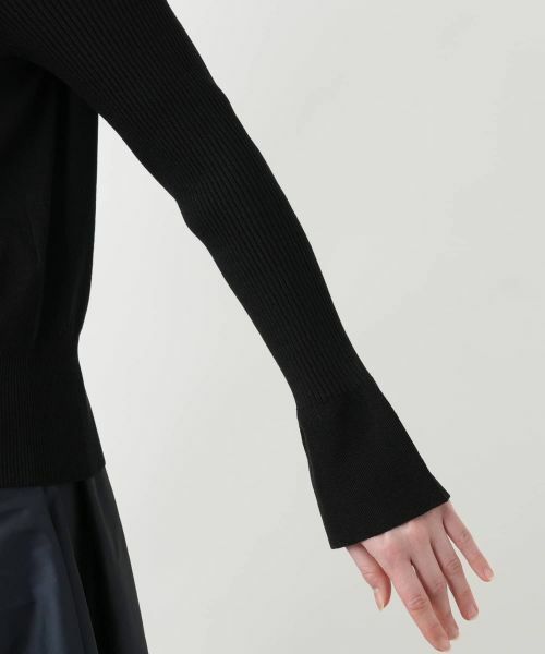 Leilian PLUS HOUSE / レリアンプラスハウス ニット・セーター | 【店舗人気】シアー切替プルオーバー【NEMIKA】 | 詳細18