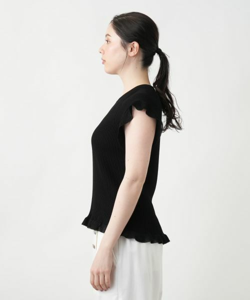 Leilian PLUS HOUSE / レリアンプラスハウス ニット・セーター | 【店舗人気】フリルスリーブトップス【NEMIKA】 | 詳細14