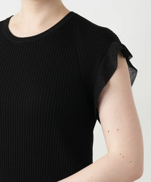 Leilian PLUS HOUSE / レリアンプラスハウス ニット・セーター | 【店舗人気】フリルスリーブトップス【NEMIKA】 | 詳細18