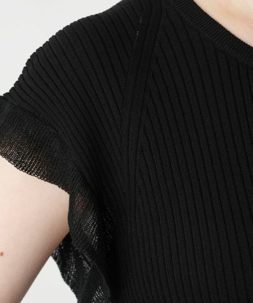 Leilian PLUS HOUSE / レリアンプラスハウス ニット・セーター | 【店舗人気】フリルスリーブトップス【NEMIKA】 | 詳細20