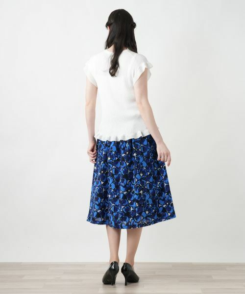 Leilian PLUS HOUSE / レリアンプラスハウス ニット・セーター | 【店舗人気】フリルスリーブトップス【NEMIKA】 | 詳細9