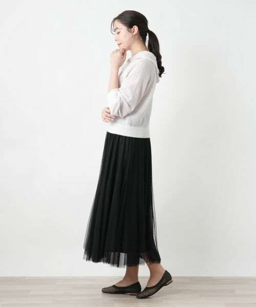 Leilian PLUS HOUSE / レリアンプラスハウス カーディガン・ボレロ | 【店舗人気】ラメフーデッドカーディガン【BOURGE】 | 詳細14