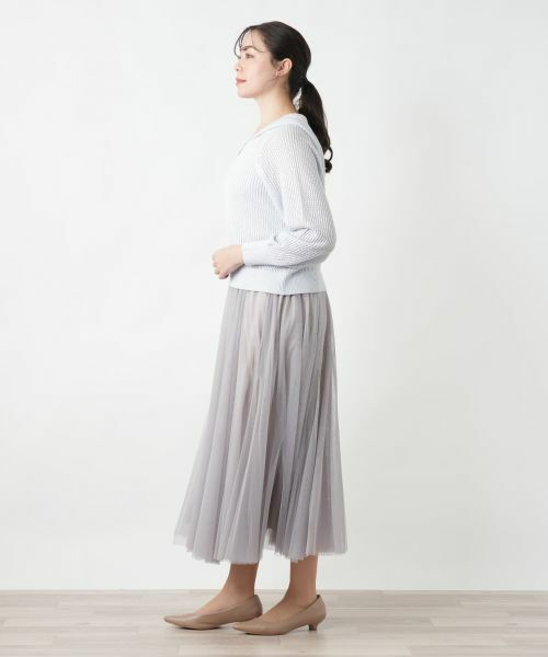 Leilian PLUS HOUSE / レリアンプラスハウス カーディガン・ボレロ | 【店舗人気】ラメフーデッドカーディガン【BOURGE】 | 詳細2