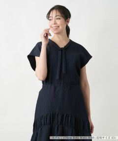 Leilian PLUS HOUSE / レリアンプラスハウス シャツ・ブラウス | 【店舗人気】ボウタイブラウス【BOURGE】