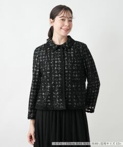 Leilian PLUS HOUSE / レリアンプラスハウス テーラードジャケット | 【店舗人気】千鳥格子柄ジャケット【BOURGE】