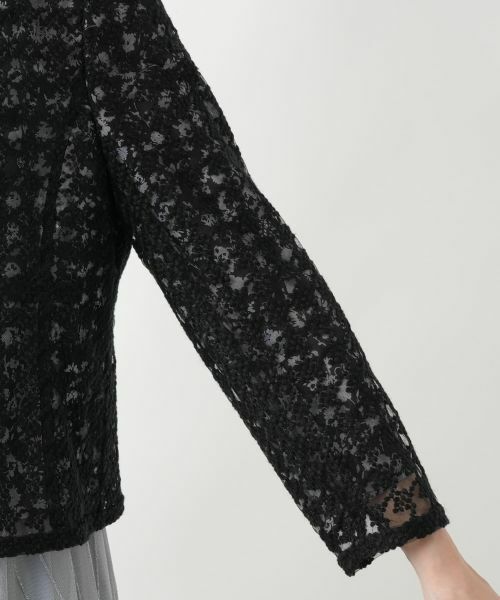 Leilian PLUS HOUSE / レリアンプラスハウス テーラードジャケット | 【店舗人気】千鳥格子柄ジャケット【BOURGE】 | 詳細12