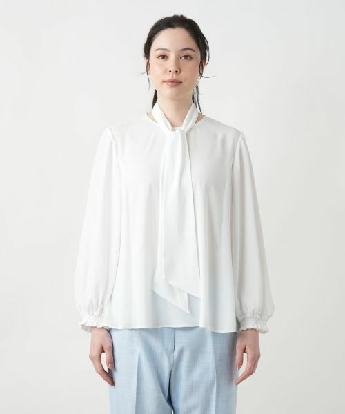 Leilian PLUS HOUSE / レリアンプラスハウス シャツ・ブラウス | 【店舗人気】ボウタイブラウス【BOURGE】 | 詳細11