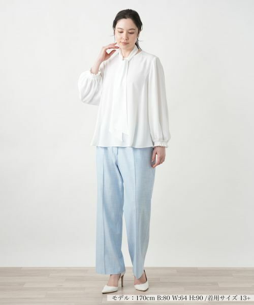 Leilian PLUS HOUSE / レリアンプラスハウス シャツ・ブラウス | 【店舗人気】ボウタイブラウス【BOURGE】 | 詳細7