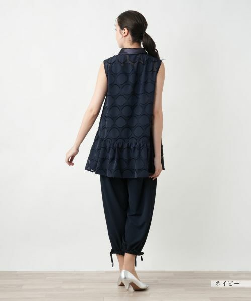 Leilian PLUS HOUSE / レリアンプラスハウス テーラードジャケット | ノースリーブブラウス【BOURGE】 | 詳細3