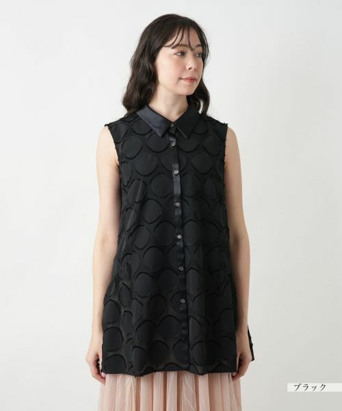 Leilian PLUS HOUSE / レリアンプラスハウス テーラードジャケット | ノースリーブブラウス【BOURGE】 | 詳細7