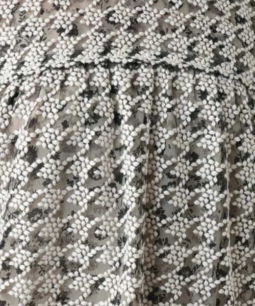 Leilian PLUS HOUSE / レリアンプラスハウス シャツ・ブラウス | 千鳥格子柄フレアブラウス【BOURGE】 | 詳細15