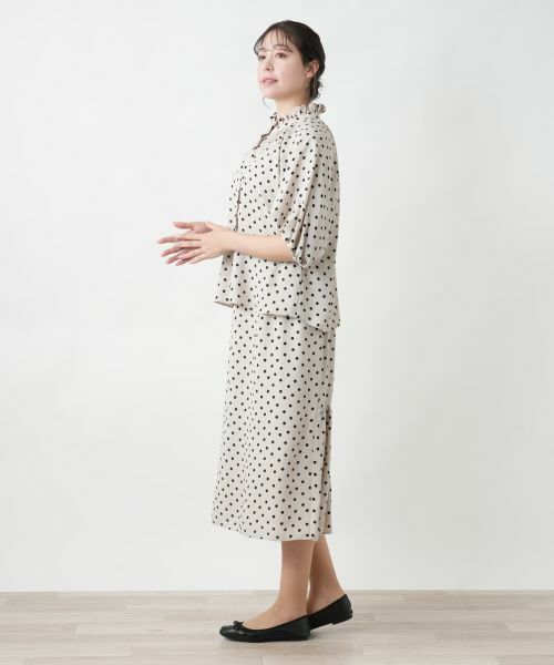 Leilian PLUS HOUSE / レリアンプラスハウス シャツ・ブラウス | 【店舗人気】ドット柄ブラウス | 詳細5