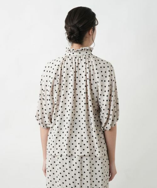 Leilian PLUS HOUSE / レリアンプラスハウス シャツ・ブラウス | 【店舗人気】ドット柄ブラウス | 詳細9