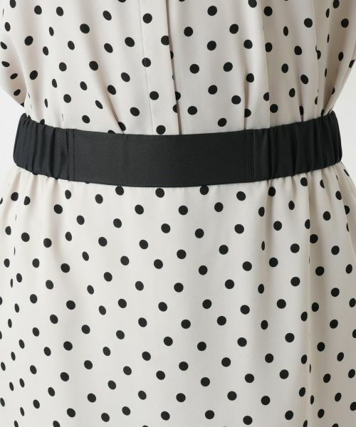 Leilian PLUS HOUSE / レリアンプラスハウス ミニ・ひざ丈スカート | 【店舗人気】ドット柄スカート | 詳細10