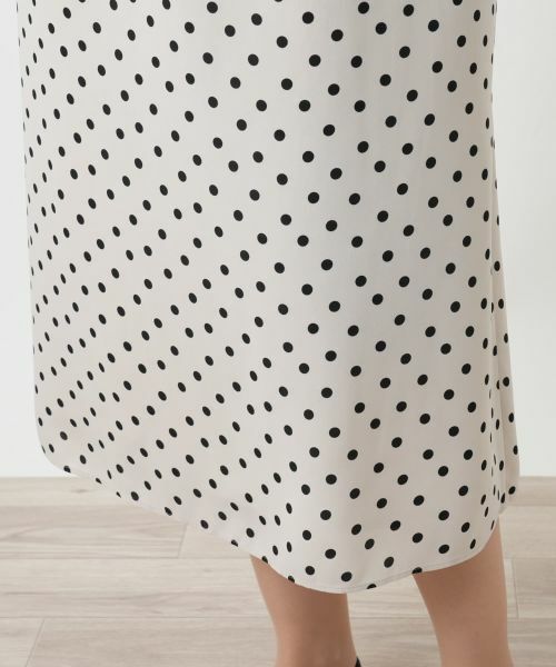 Leilian PLUS HOUSE / レリアンプラスハウス ミニ・ひざ丈スカート | 【店舗人気】ドット柄スカート | 詳細11