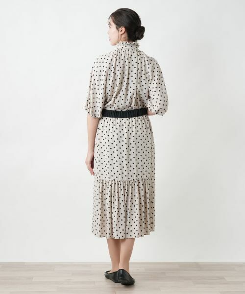 Leilian PLUS HOUSE / レリアンプラスハウス ミニ・ひざ丈スカート | 【店舗人気】ドット柄スカート | 詳細6