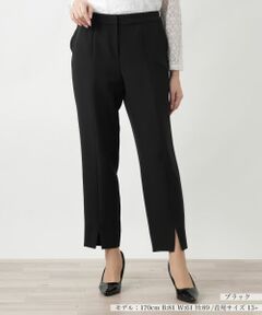 Leilian PLUS HOUSE / レリアンプラスハウス その他パンツ | 【店舗人気】スリット入りテーパードパンツ