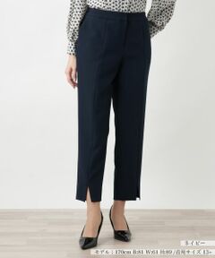 Leilian PLUS HOUSE / レリアンプラスハウス その他パンツ | 【店舗人気】スリット入りテーパードパンツ