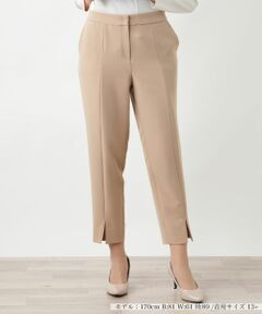 Leilian PLUS HOUSE / レリアンプラスハウス その他パンツ | 【店舗人気】スリット入りテーパードパンツ