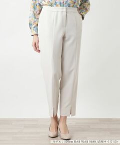 Leilian PLUS HOUSE / レリアンプラスハウス その他パンツ | 【店舗人気】スリット入りテーパードパンツ