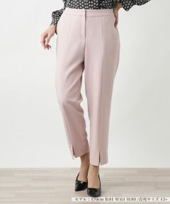 Leilian PLUS HOUSE / レリアンプラスハウス その他パンツ | 【店舗人気】スリット入りテーパードパンツ