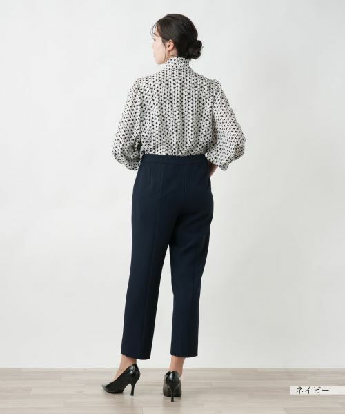 Leilian PLUS HOUSE / レリアンプラスハウス その他パンツ | 【店舗人気】スリット入りテーパードパンツ | 詳細9