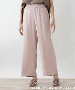 Leilian PLUS HOUSE / レリアンプラスハウス その他パンツ | 【店舗人気】ウエストギャザーワイドパンツ【NEMIKA】