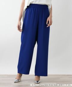 Leilian PLUS HOUSE / レリアンプラスハウス その他パンツ | 【店舗人気】ウエストギャザーワイドパンツ【NEMIKA】