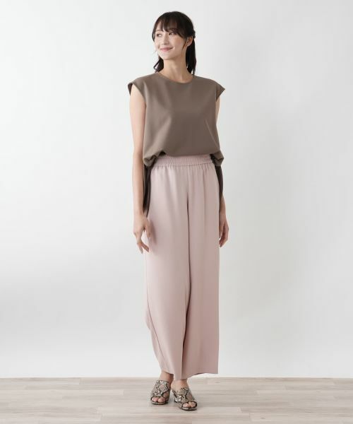 Leilian PLUS HOUSE / レリアンプラスハウス その他パンツ | 【店舗人気】ウエストギャザーワイドパンツ【NEMIKA】 | 詳細13