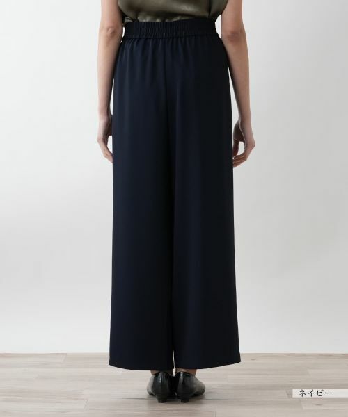 Leilian PLUS HOUSE / レリアンプラスハウス その他パンツ | 【店舗人気】ウエストギャザーワイドパンツ【NEMIKA】 | 詳細21