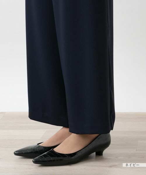 Leilian PLUS HOUSE / レリアンプラスハウス その他パンツ | 【店舗人気】ウエストギャザーワイドパンツ【NEMIKA】 | 詳細24