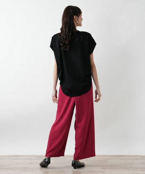 Leilian PLUS HOUSE / レリアンプラスハウス その他パンツ | 【店舗人気】ウエストギャザーワイドパンツ【NEMIKA】 | 詳細6