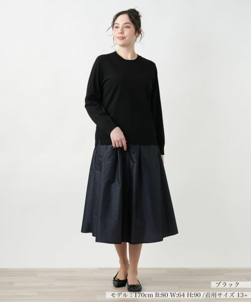 Leilian PLUS HOUSE / レリアンプラスハウス ニット・セーター | 【店舗人気】クルーネックプルオーバー【NEMIKA】 | 詳細10