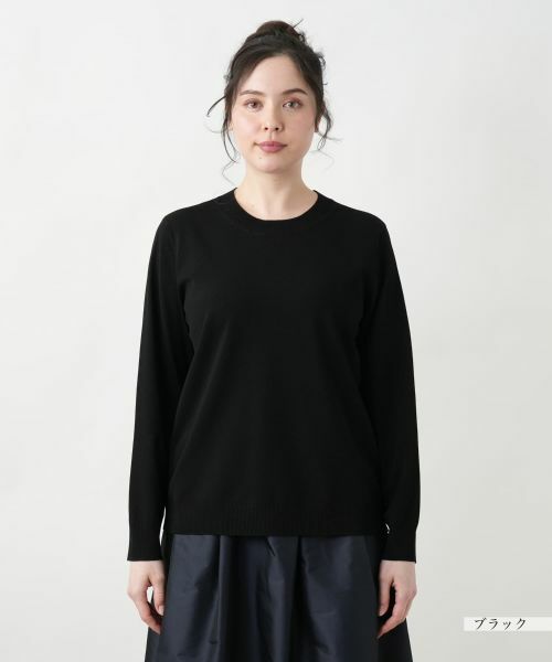 Leilian PLUS HOUSE / レリアンプラスハウス ニット・セーター | 【店舗人気】クルーネックプルオーバー【NEMIKA】 | 詳細13