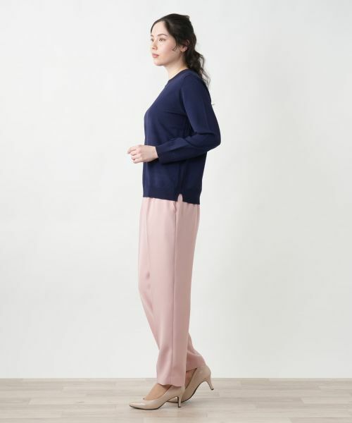 Leilian PLUS HOUSE / レリアンプラスハウス ニット・セーター | 【店舗人気】クルーネックプルオーバー【NEMIKA】 | 詳細2