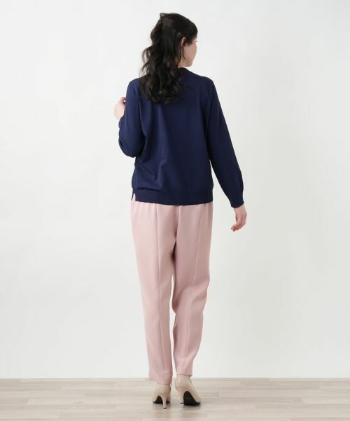 Leilian PLUS HOUSE / レリアンプラスハウス ニット・セーター | 【店舗人気】クルーネックプルオーバー【NEMIKA】 | 詳細3