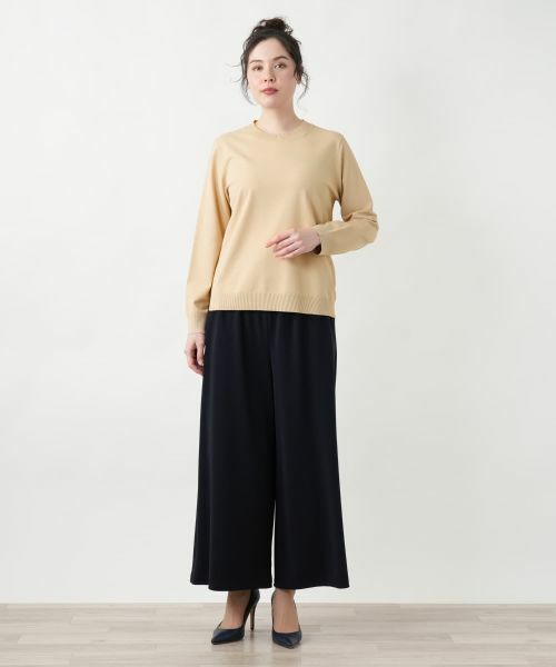 Leilian PLUS HOUSE / レリアンプラスハウス ニット・セーター | 【店舗人気】クルーネックプルオーバー【NEMIKA】 | 詳細4